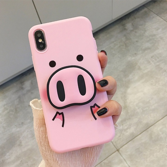 iPhone 11 Pig Case W/Holder - Picture 3 of 6